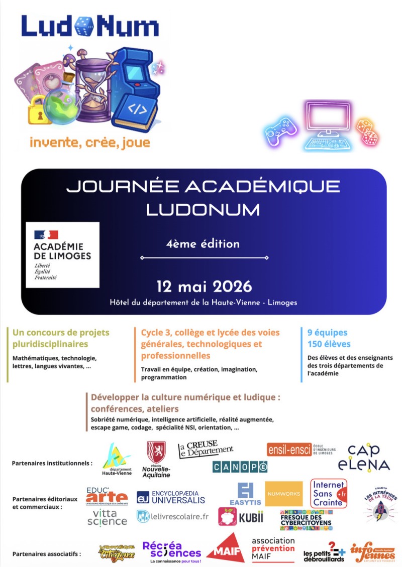 🧑‍💻 Finale académique du concours LudoNum
