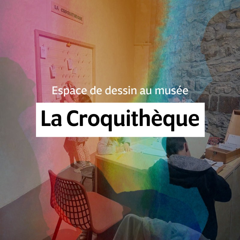 Croquithèque, espace de dessin au musée