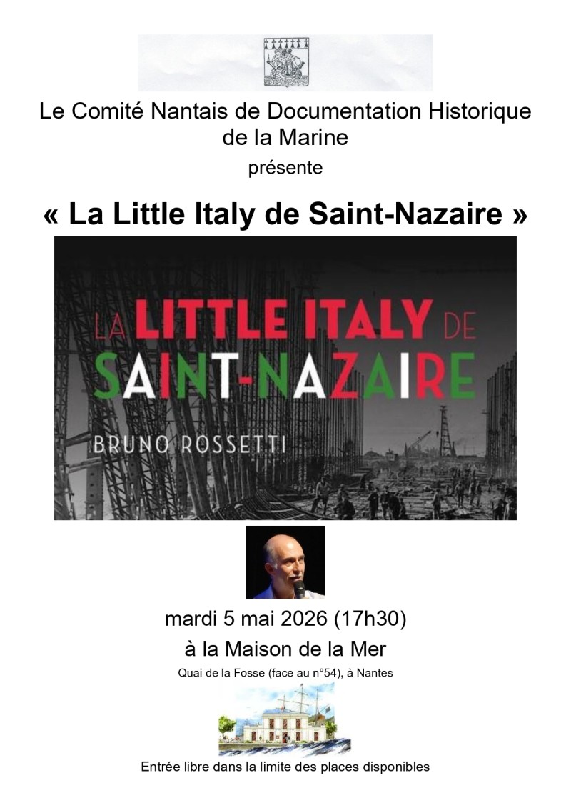 La "Little Italy" de Saint Nazaire - histoire du quartier regroupant les ouvriers italiens arrivés en 1924 pour travailler dans les chantiers navals.