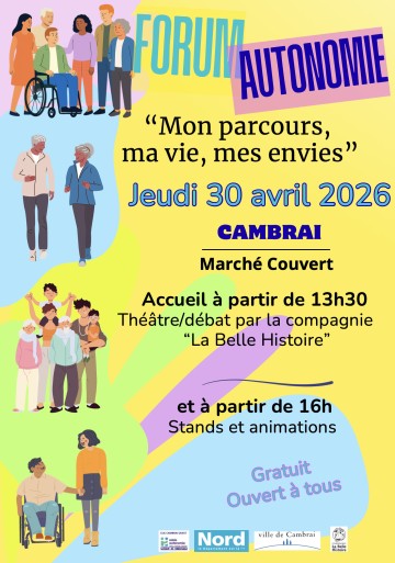 Forum de l'Autonomie "Mon parcours, ma vie, mes envies" 👨🏼‍🦳👩🏼‍🦽‍➡️