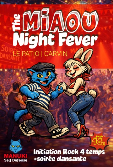 MIAOU Night Fever - Soirée dansante Manuki Self Defense