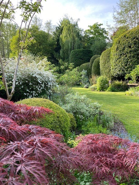 Visite du jardin des Glycines de Nesles-la-vallée