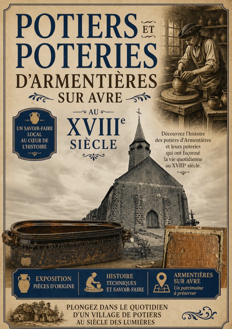Exposition : potiers et poteries d'Armentières-sur-Avre
