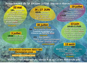Les performances de l'été au jardin Créagire