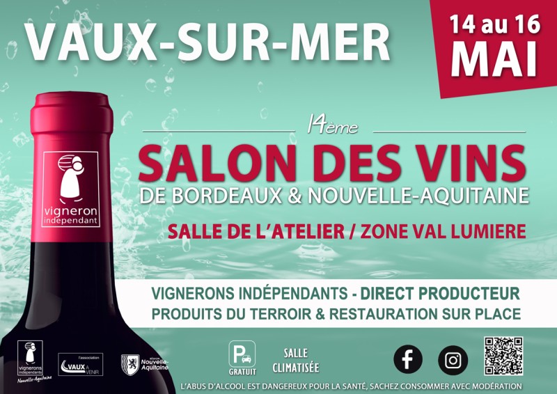 Salon des Vins de Bordeaux et Nouvelle-Aquitaine à Vaux-sur-Mer