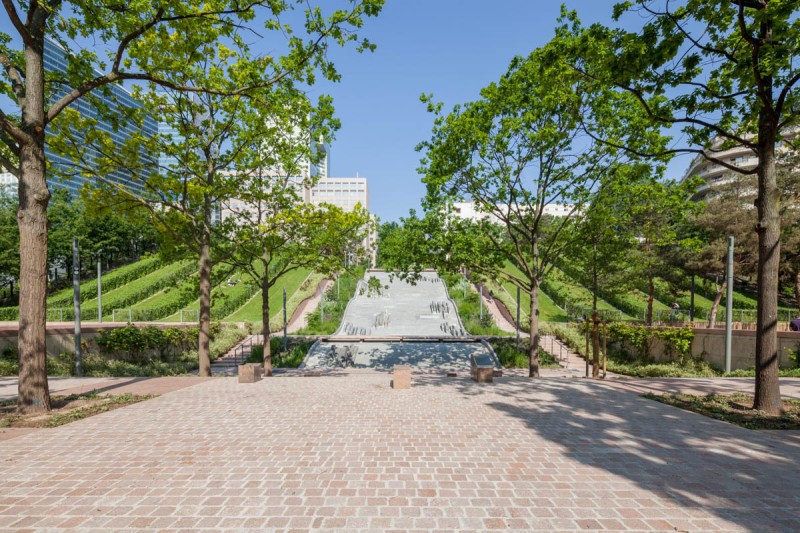 Visite des jardins de Paris La Défense
