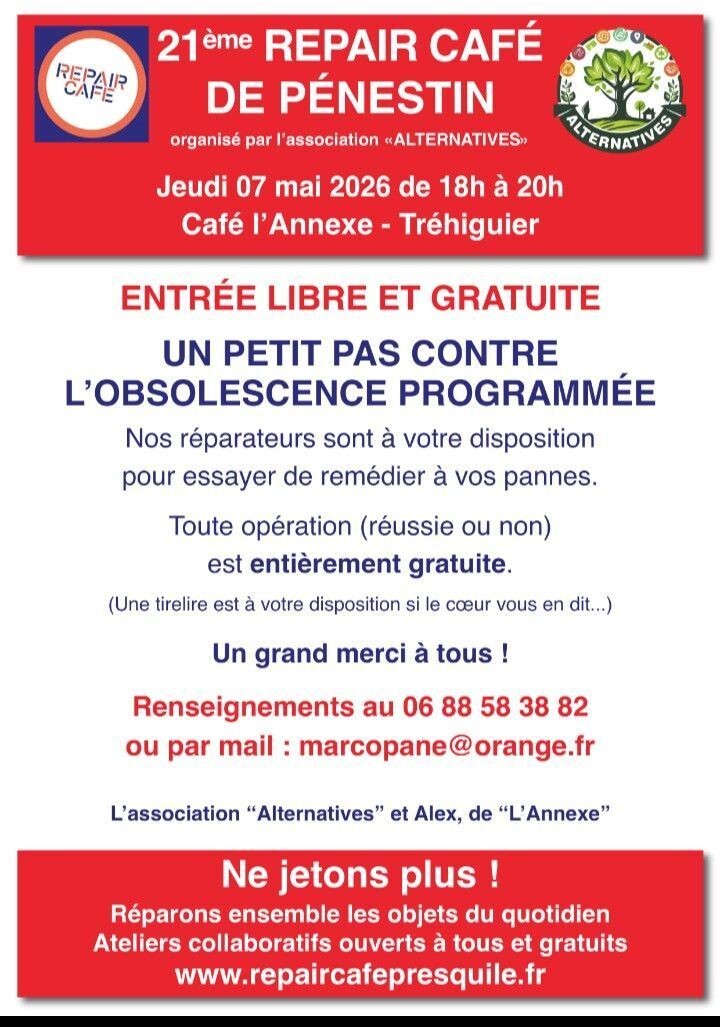 Repair café de Pénestin