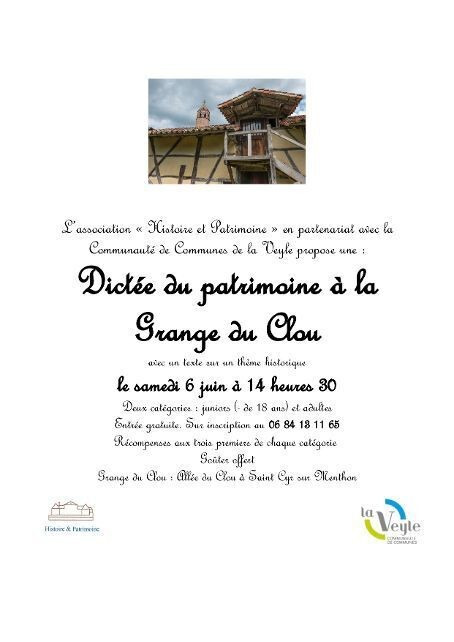 Dictée du patrimoine