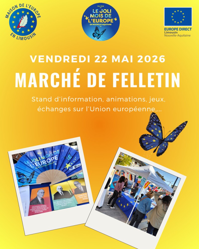 L'Europe s'invite au marché de Felletin !