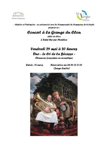 CONCERT : Duo "Le Cri de la Bécasse"