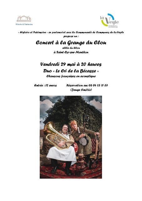 CONCERT : Duo "Le Cri de la Bécasse"