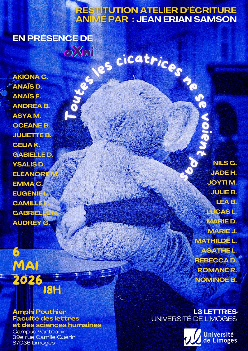 Restitution atelier d’écriture et de création