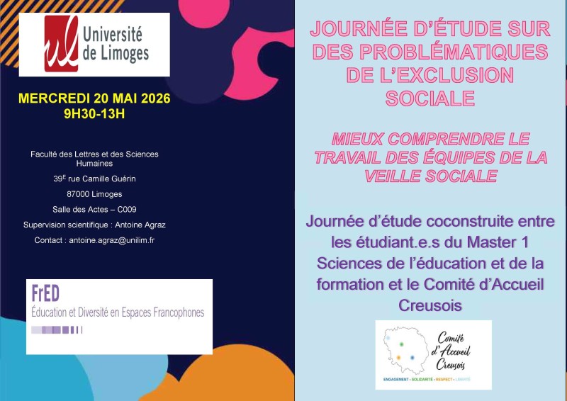 Journée d’étude « Mieux comprendre le travail des équipes de la veille sociale"