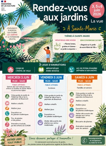 Rendez-vous aux jardins à Sainte-Marie