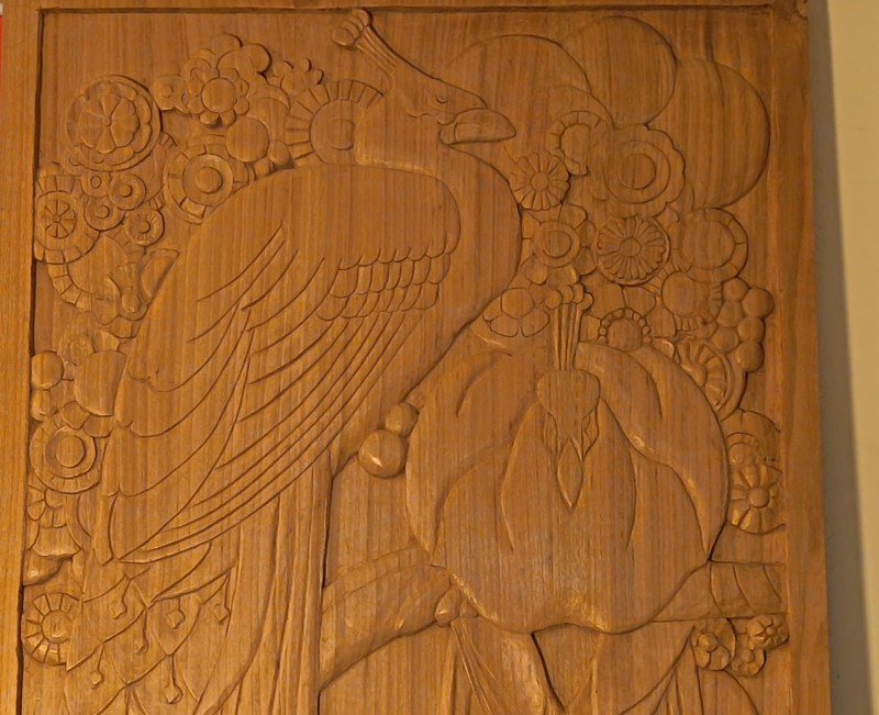 Visite de l'atelier d'une sculptrice sur bois