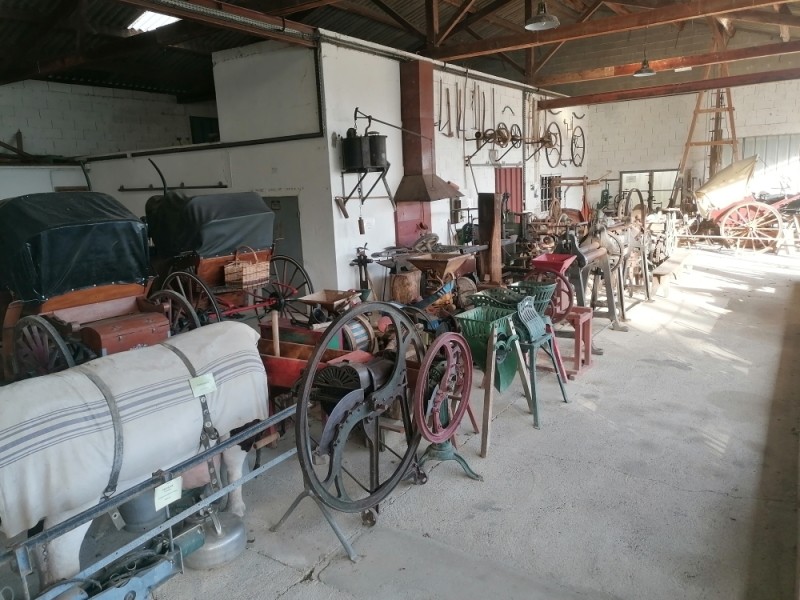 Visite guidée d'un musée d'outils anciens