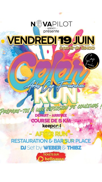 Color Run Cap Fourchon
