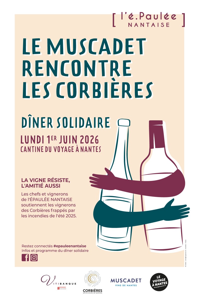 Dîner solidaire "Le Muscadet rencontre les Corbières"