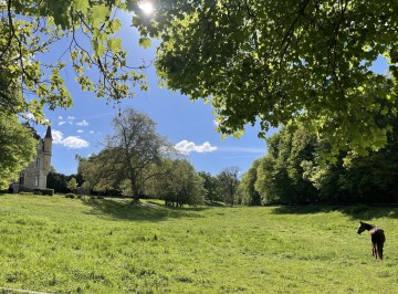 Parcours sensoriel guidé du parc du château de Luanges