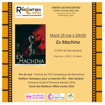 Ciné-mardi : "Ex Machina" réalisé par Alex Garland