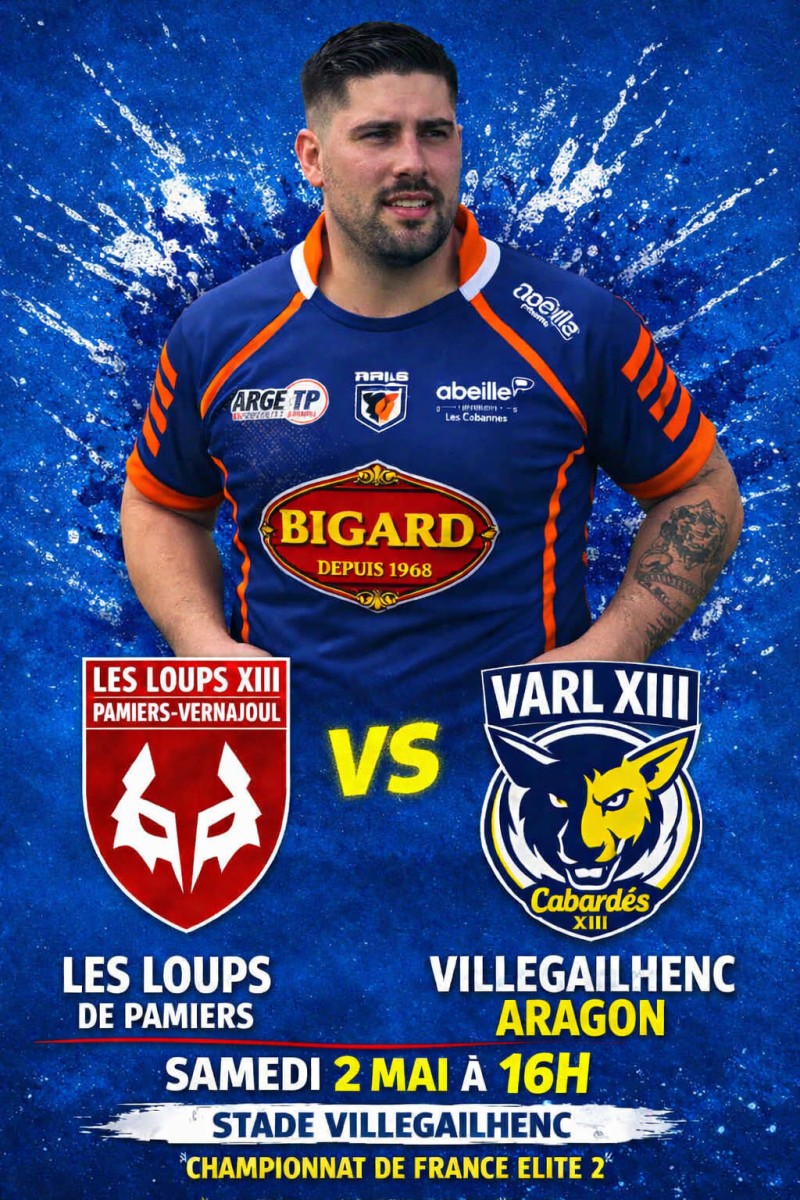 1/2  Finale championnat de France Elite 2 rugby à XIII