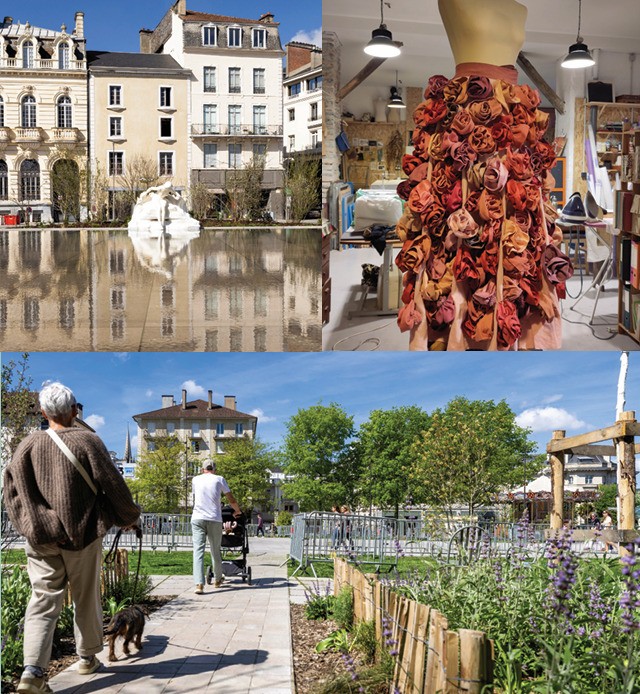 L'herbier dansant de la place Clemenceau