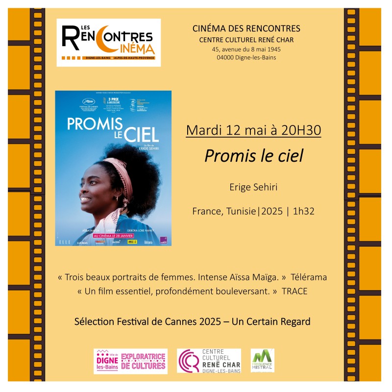 Ciné-mardi : "PROMIS LE CIEL" d'Erige Sehiri