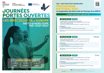 LES MERCREDIS DE L'EUROPE DE LA DEETS GUADELOUPE