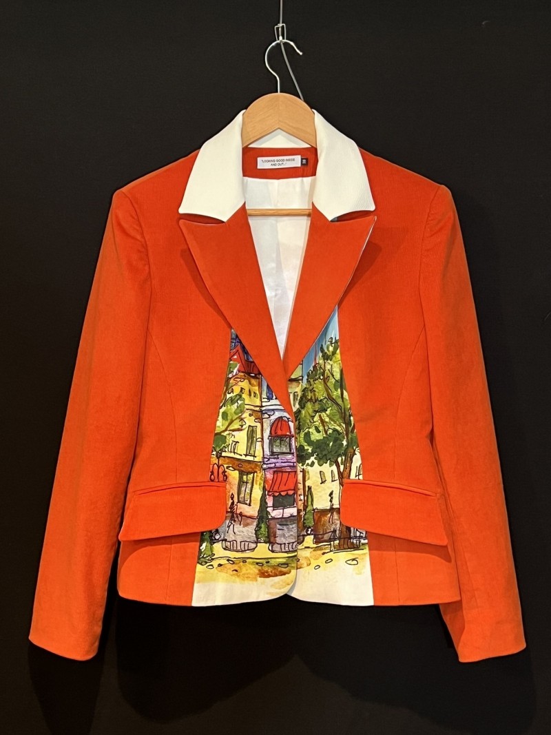 Visite du Jardin de la mode : présentation de créations de couture