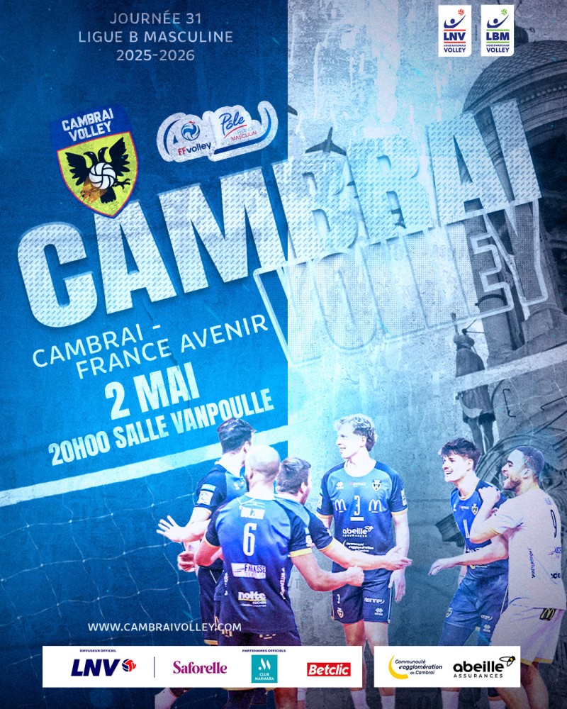 Cambrai Volley - l'avant dernier match !