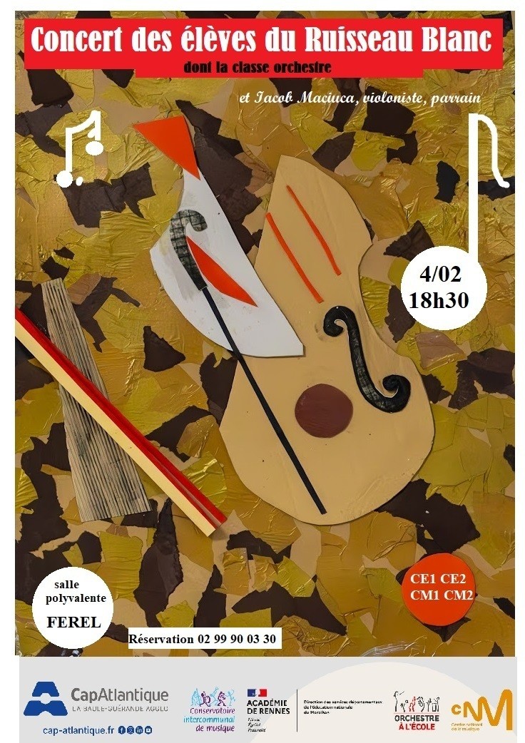 Concert des élèves de l'école du Ruisseau Blanc