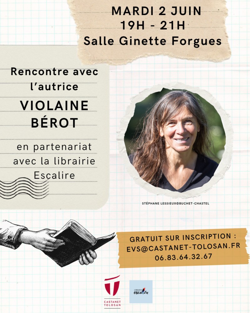 Rencontre avec l'autrice Violaine Bérot