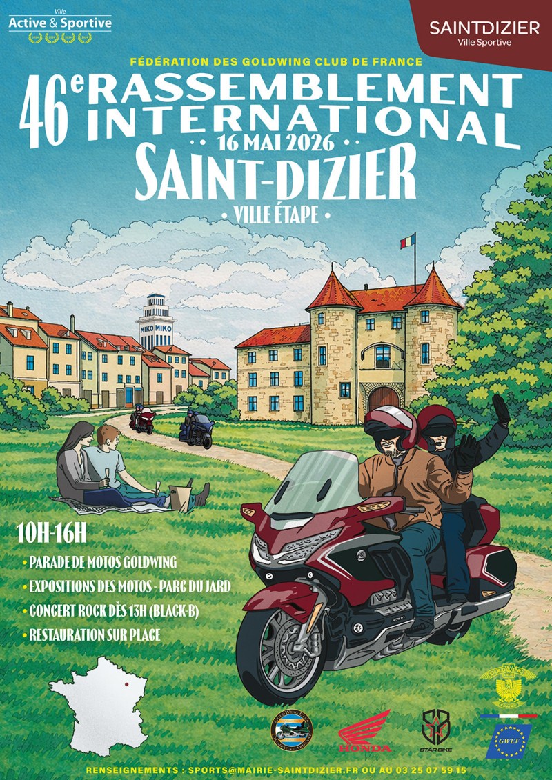 46e Rassemblement international Goldwing à Saint-Dizier