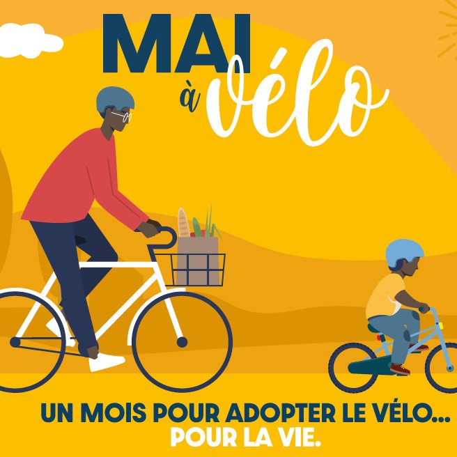 Mai à vélo à Forcalquier