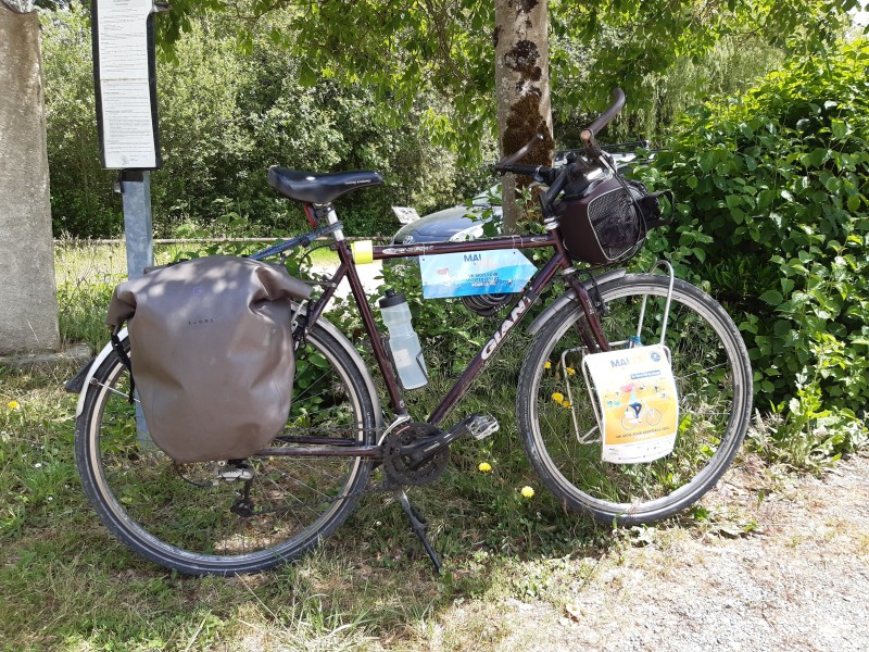 au tumulus à vélo