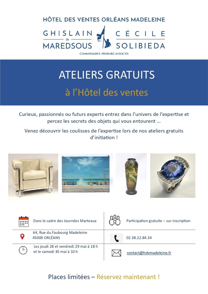 Ateliers gratuits