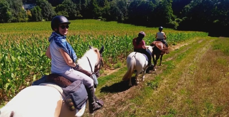 Randonnée équestre Bô dimanche aux Hayes