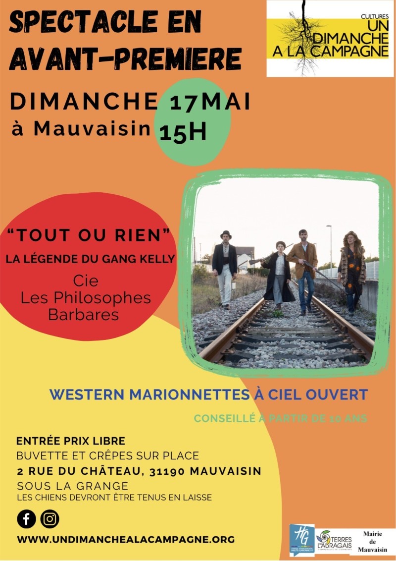 "Tout ou rien", théâtre de "grands chemins", par la Cie Les Philosophes Barbares