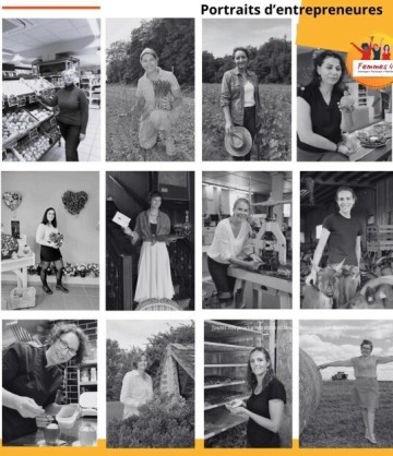 Exposition "Elles entreprennent en ruralité, 12 portraits de femmes entrepreneures du Loir & Cher" à Droué