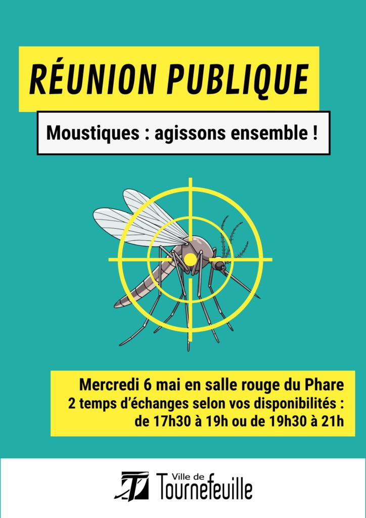 Réunion publique : lutte contre les moustiques - Mercredi 6 mai