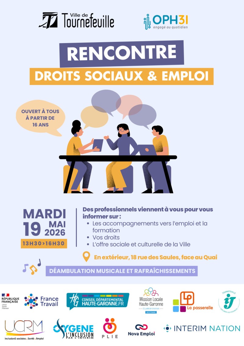 Rencontre "Droits sociaux et emploi" - Mardi 19 mai