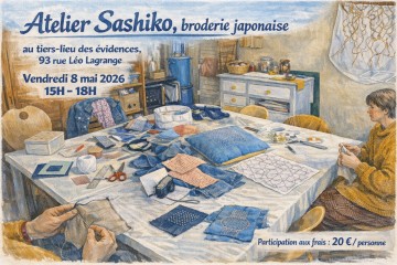 Atelier Sashiko, broderie japonaise