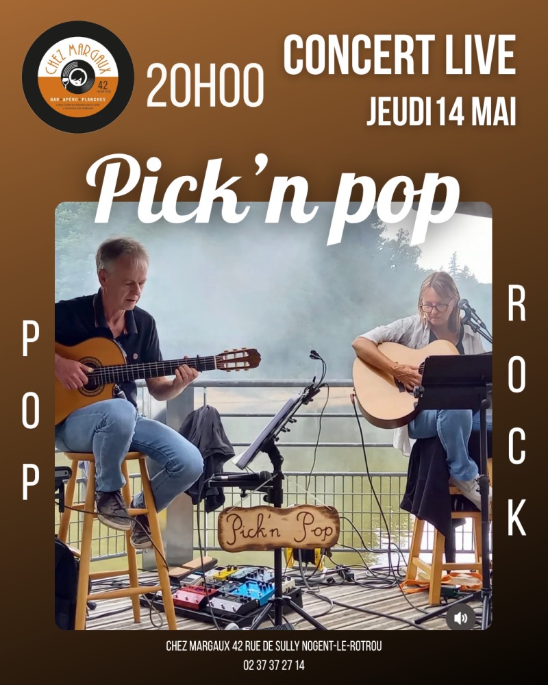 Concert live chez Margaux avec Pick'n pop