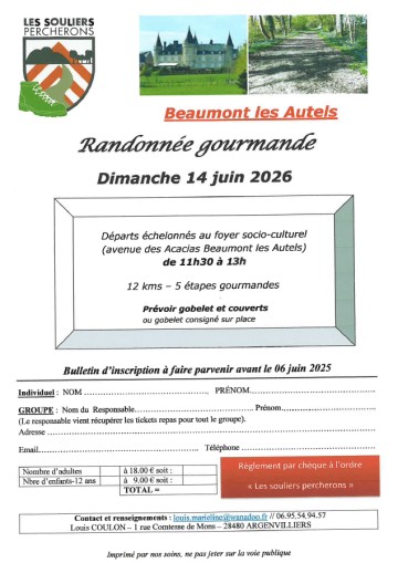 Randonnée Gourmande 2026