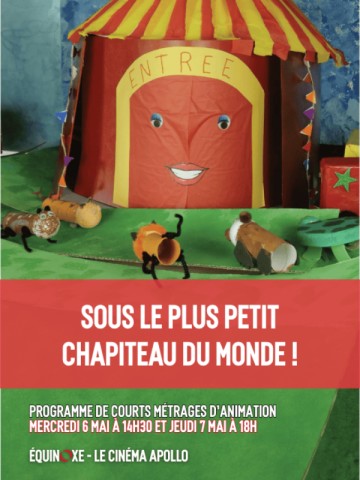 Sous le plus petit chapiteau du monde