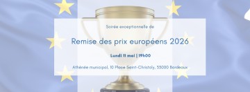 Remise des prix européens 2026
