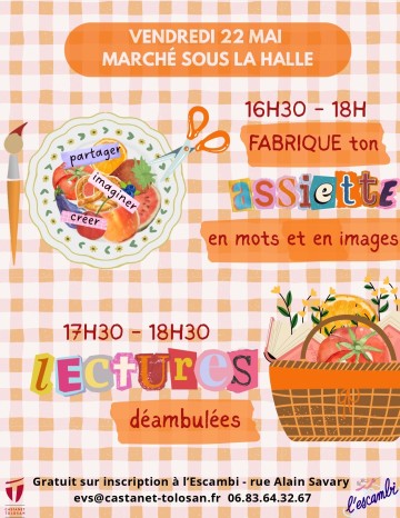 Fabrique ton assiette en mots et en images / Lectures déambulées