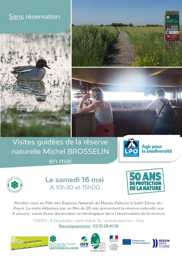 Visite guidée de la réserve naturelle