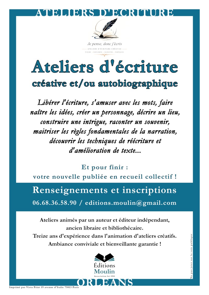 Ateliers d'écriture créative