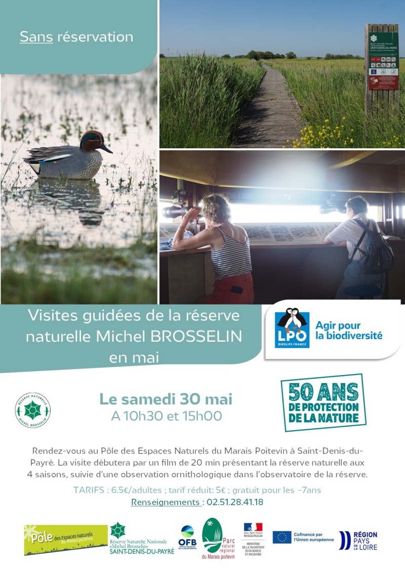 Visite guidée de la réserve naturelle